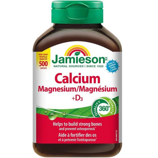Jamieson-Calcium-Magnesium-1-510x510-1.jpg منیزیم کلسیم و ویتامین D3 جمیسون - Image 1