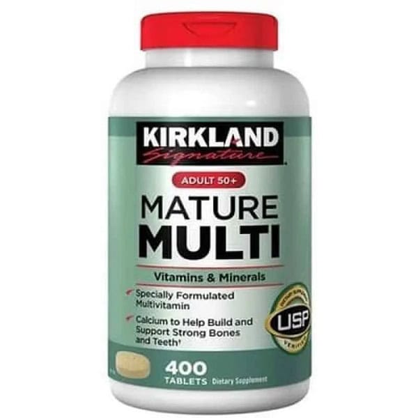 Kirkland-Mature-Multi-1.jpg مولتی ویتامین کرکلند برای بزرگسالان +50 - Image 1