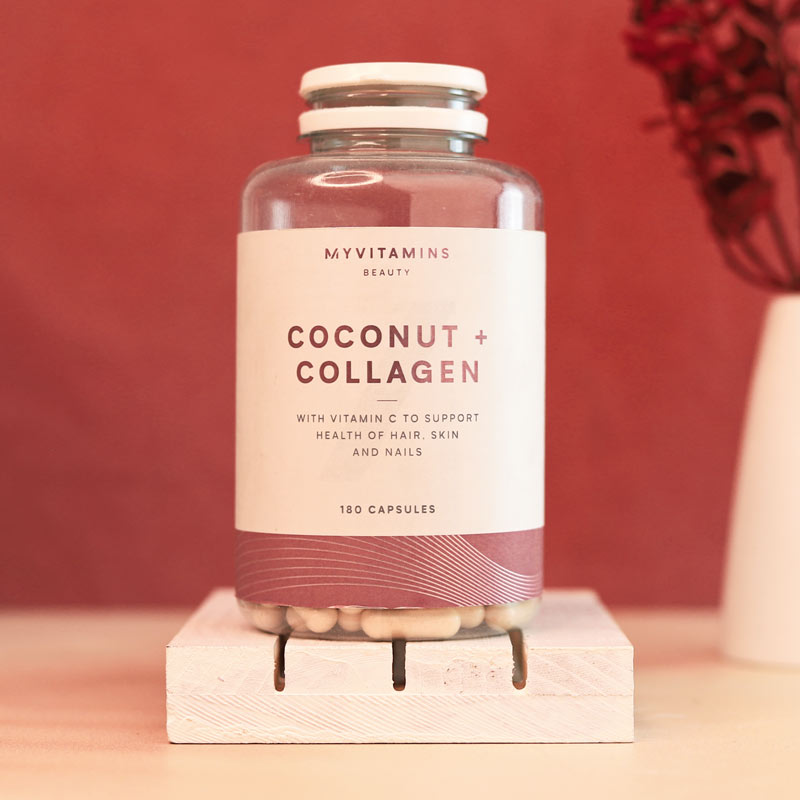 coconut-collagen-myvitamins-180 کوکونات کلاژن مای ویتامینز 180 عددی coconut collagen - Image 1