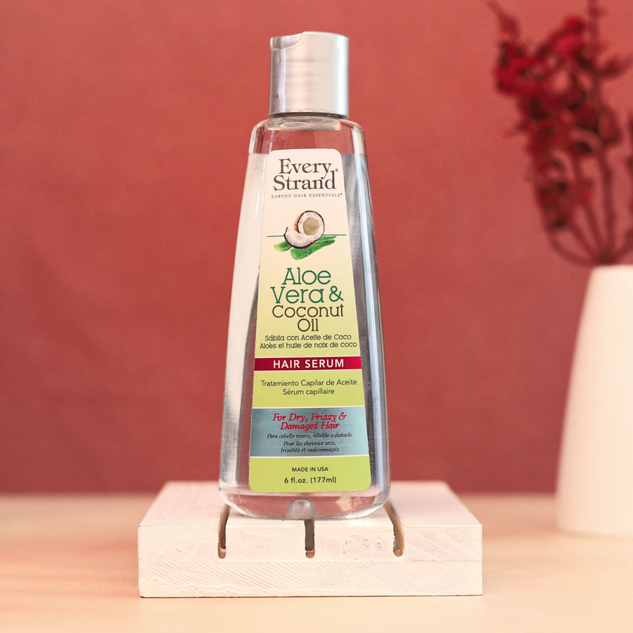 every-strand-aloe-vera-hair-serum سرم مو آلوئه ورا و کوکونات واتر اوری استرند - Image 1