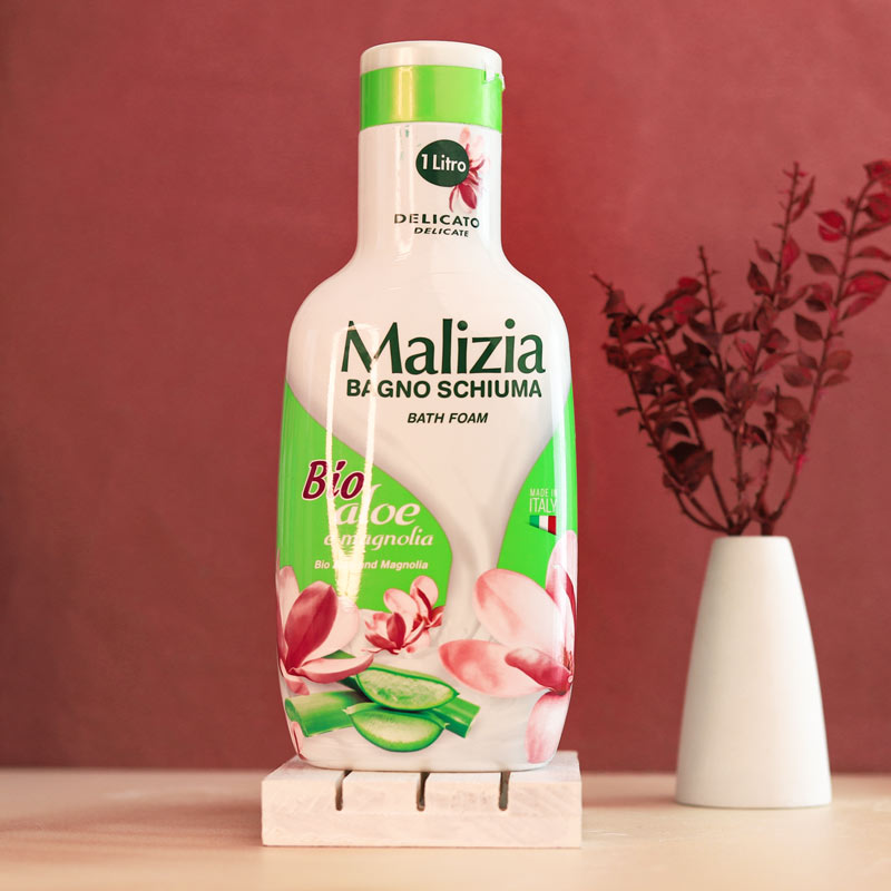 malizia-aloe شامپو بدن مالیزیا حاوی عصاره آلوئه ورا و مگنولیا - Image 1