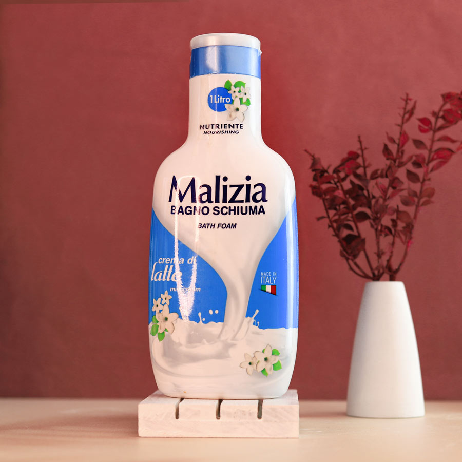 malizia-latte شامپو بدن مالیزیا مدل شیر - Image 1