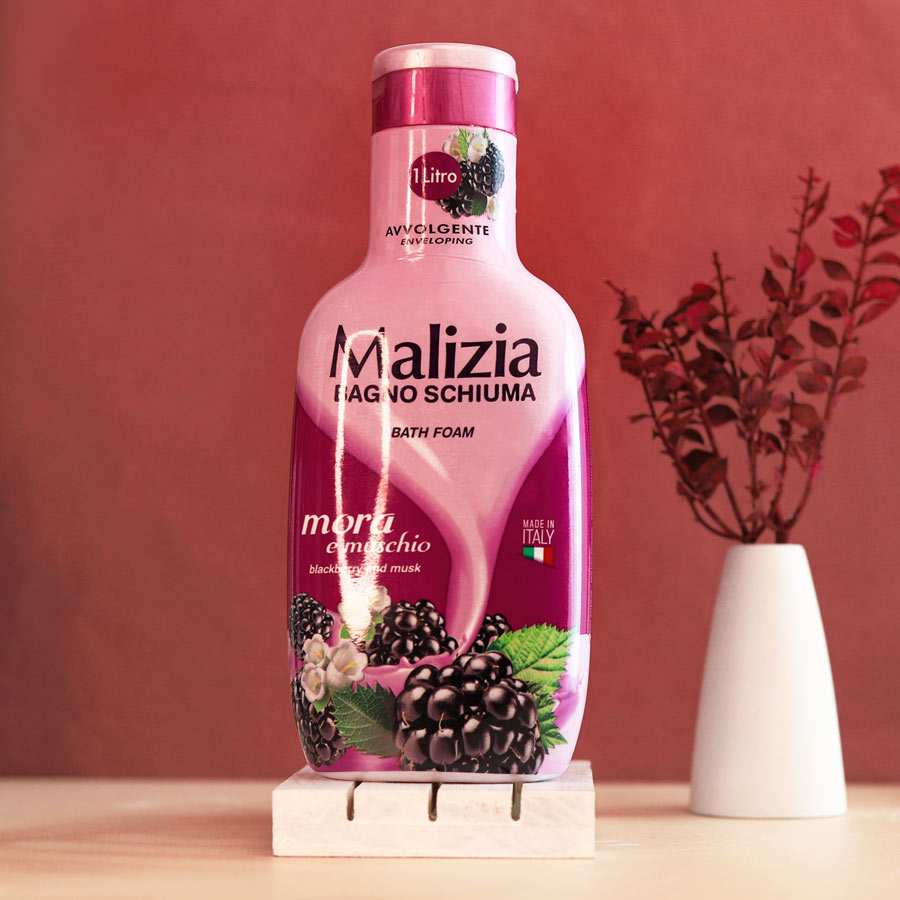 malizia-mora شامپو بدن مالیزیا مدل شاه توت و مشک - Image 1