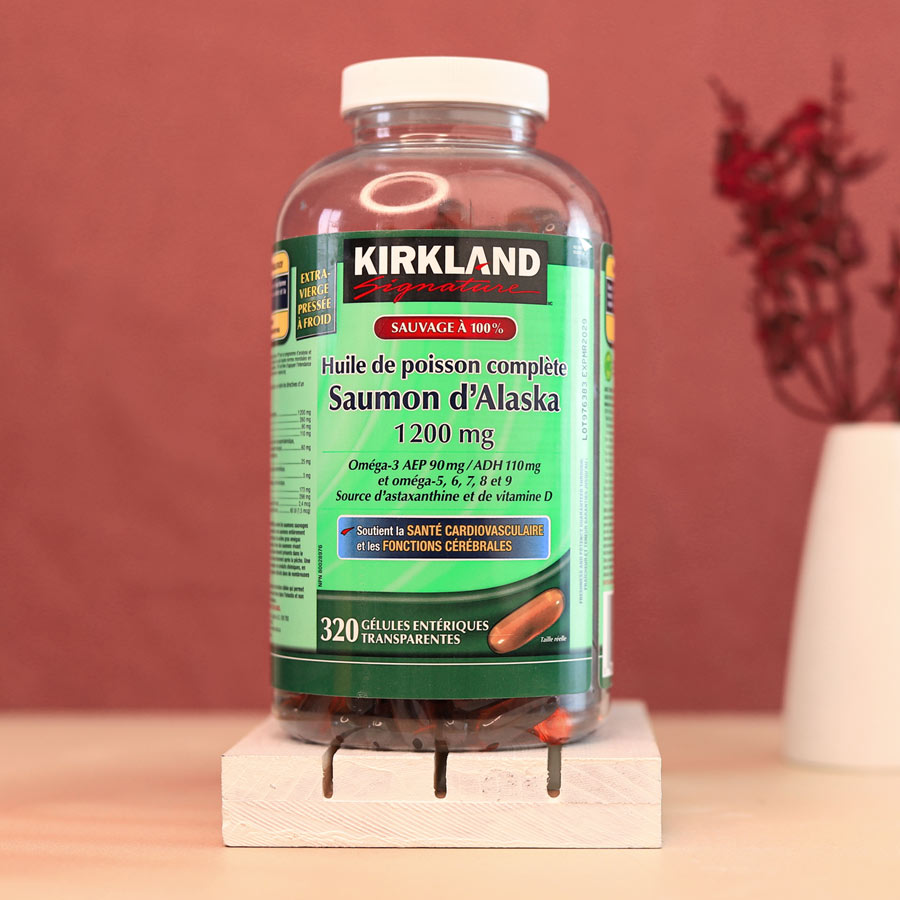 omega-3-kirkland-saumon-dalaska روغن ماهی سالمون آلاسکای وحشی کرکلند - Image 1