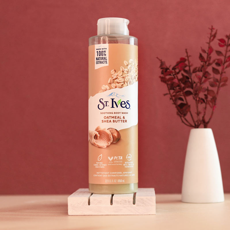 st-ives-oatmeal شامپو بدن جو دو سر و شی باتر سینت ایوز - Image 1