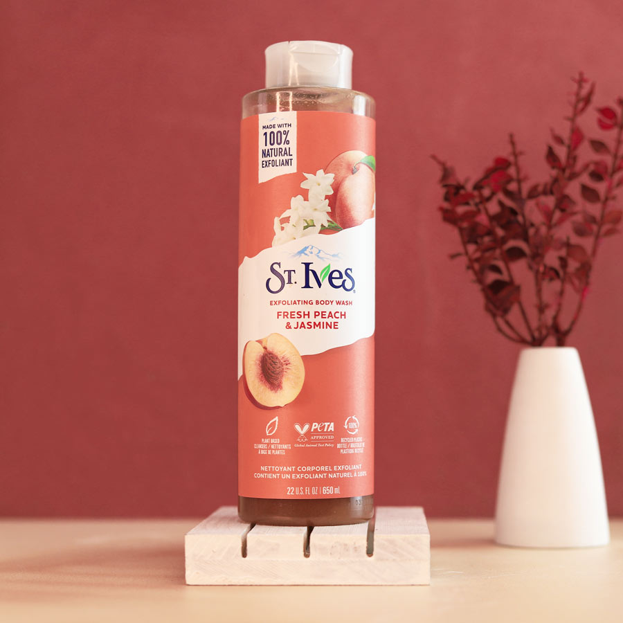 st-ives-peach شامپو بدن مدل هلو تازه و یاس سینت ایوز - Image 1