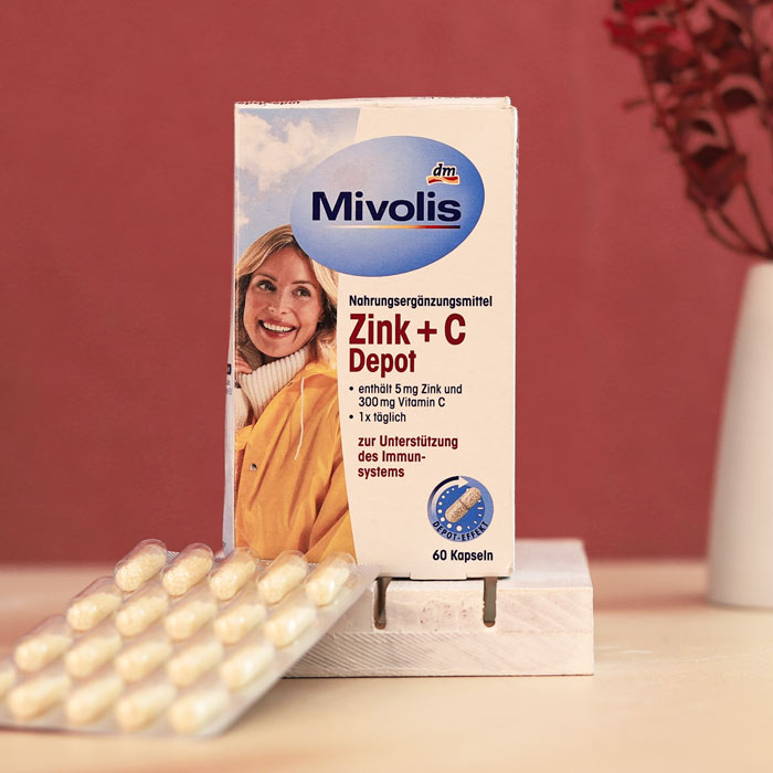 zick-c-mivolis کپسول زینک و ویتامین سی Depot میولیس - Image 1