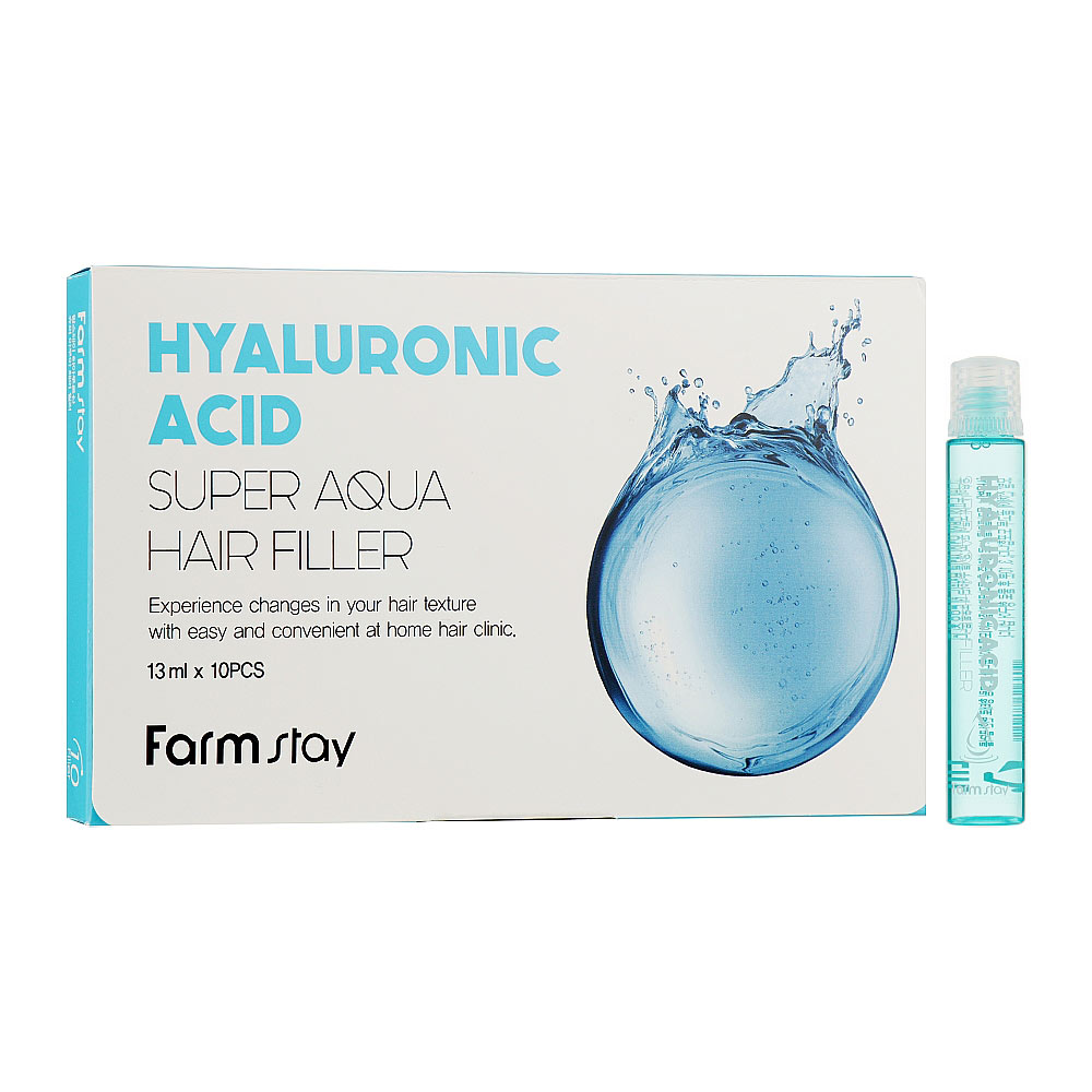 hyaluronic-acid-hair-filler-farm-stay فیلر مو هیالورونیک اسید سوپر آکوا فارماسی (فارم استی) - Image 1